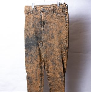 Women's Acid Wash Denim skinny jeans